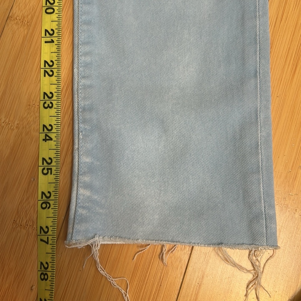 PAIGE 3 Color Hoxton Slim Ankle Denim Jeans, Pink White & Blue women’s 25 - Picture 8 of 13